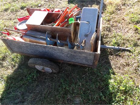 YARD CART - HAND AUGER - TOOLBOX