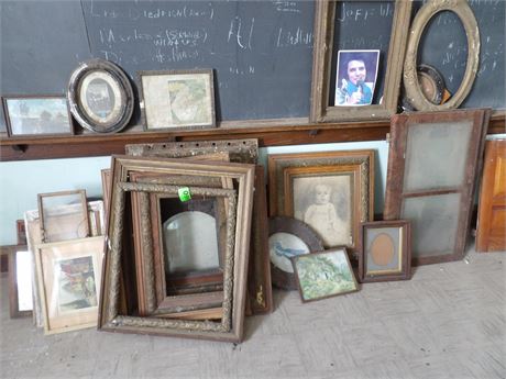 VINTAGE PICTURES - FRAMES - ETC