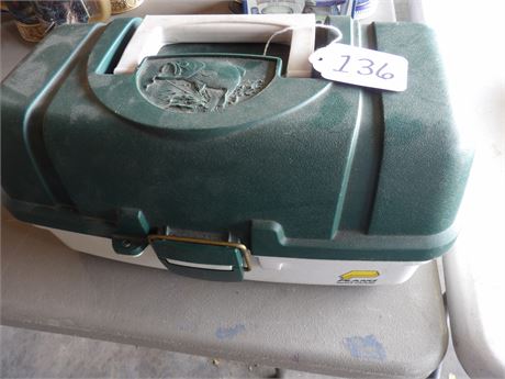 TACKLE BOX ( USED AS GUN CLEANING KIT )