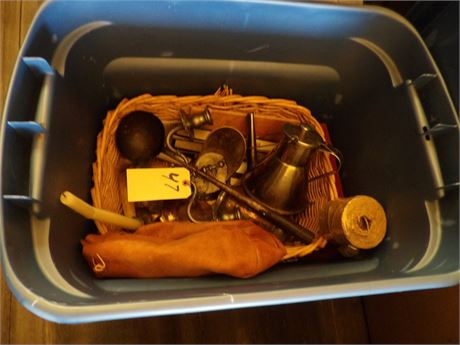 1 TOTE COLLECTIBLES SOME SILVER PLATED