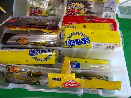 LARGE ASSORTMENT FISHING BAIT