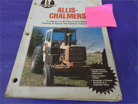 Allis-Chalmers I & T shop manual for D21- D19- 180- 200 - 7000 Series tractors