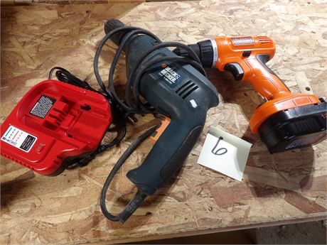 ELECTRIC DRILL - 12 VOLT CORDLESS - CHARGER