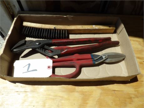 CHANNEL LOCK PLIERS - TIN SNIPS ETC