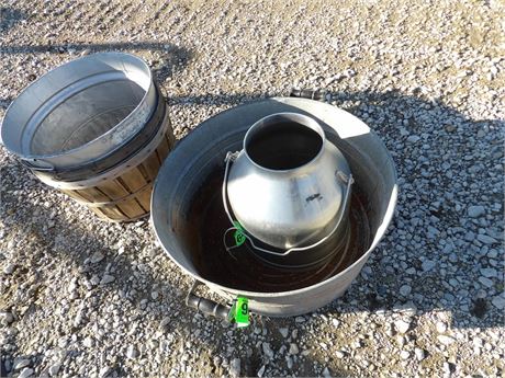 STAINLESS STEEL MILK CAN - WASH TUB - ETC