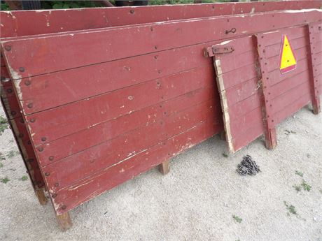 WAGON SIDE BOARDS 12'5"L  &  7'L APPROX