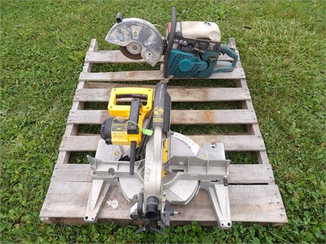 DEWALT MITER SAW - MAKITA DEMOLITION SAW