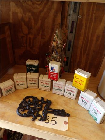 VINTAGE DURKEE TIN SPICE & MCCORMICK TIN